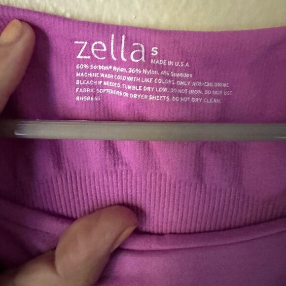 NWOT Nordstrom Zella Activewear Ruched Top - Small - Picture 5 of 5